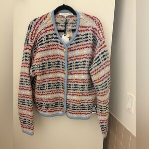 English Factory Textured Stripe Jacket